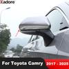 Для Toyota Camry 70 2017 2018 2024 2025 Хромированные накладки на зеркала заднего вида боковых дверей автомобиля Аксессуары