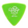 Набор медиаторов Jim Dunlop Delrin Triangle с Musent Custom Picks, 0,88 мм, 24 штуки, для игрока (411B088-GRN-24P)