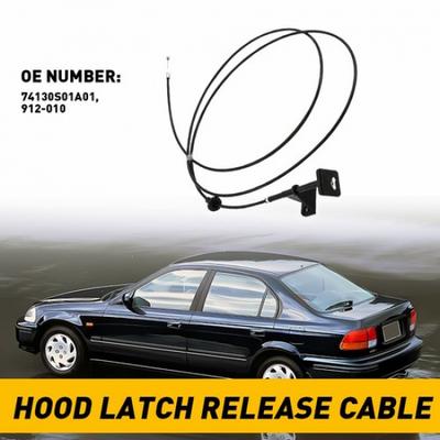 Новый трос капота с ручкой для Civic Honda 1996-2000 74130S01A01 EXV