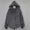 Rex Rabbit Fur Coat Winter Thick Women 100% Natural Real Rex Rabbit Fur Jacket Female Warm Soft Genuine Rex Rabbit Fur Overcoat