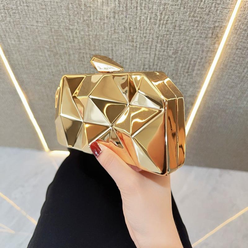 Сумка-клатч Shiny Box Mini, маленькая, для банкета, на одно плечо, сумка для ужина через плечо