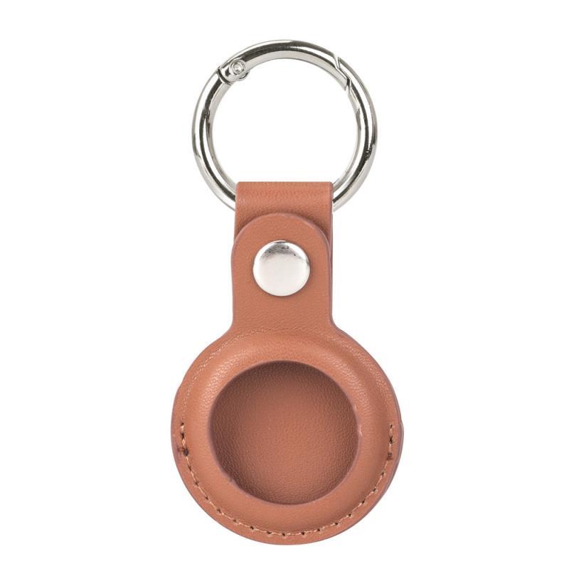 1/2pcs PU Leather Case for Apple Airtags Cover with Keychain Air Tag Holder Animal Tracker Accessories Protective Shell