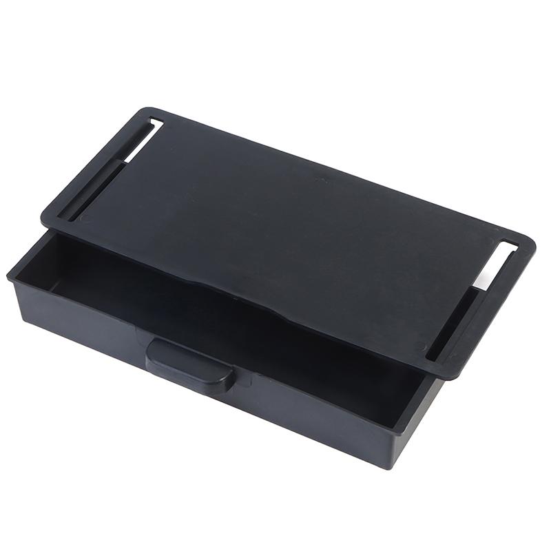 Under Desk Storage Box Invisible Drawer Desk Bottom Paste Type Finishing Box