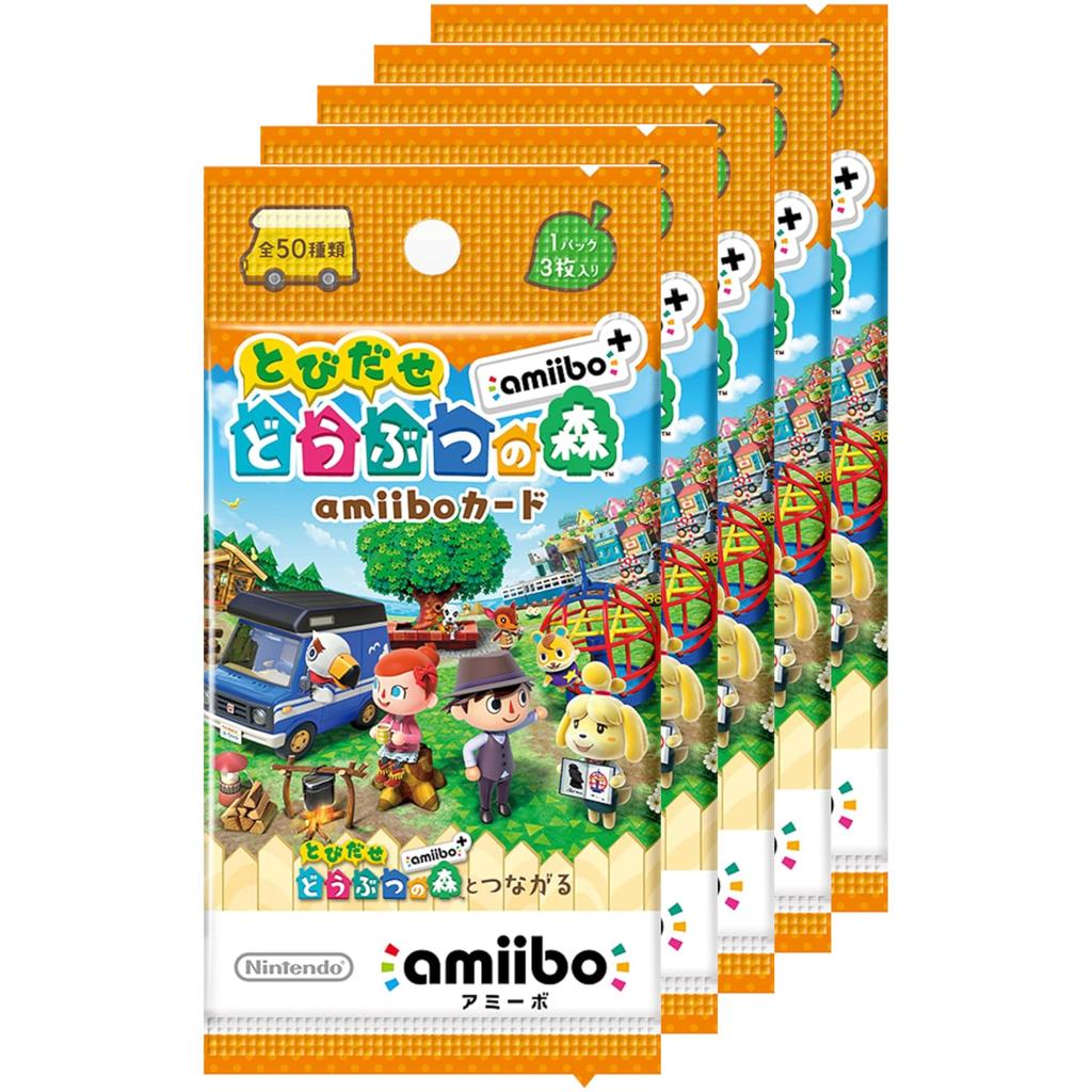 Crossing Amiibo Card Pack "Animal Amiibo+" (5 Set)