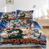 Two Heroes Hero Academia Print 3Pcs Bedding Setduvet Cover With 2 Bedropillowcase Home Birthday Gift