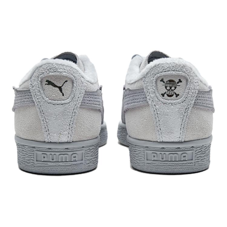 Puma One Piece X Suede Big Kid Gear 5 Luffy Kids Sneakers Grey Feather-Grey Platinum-Grey 396720-01