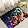1pc Scary skull Print, Design Indoor Area Rug - Soft, Anti-Slip, and Durable Gaming Room Decor for Bedroom, Living Room