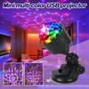 Mini Multicolor USB Projector Light Night Light for Home Bedroom Party Decor Disco Light Kids Room Decoration Christmas Party