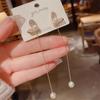Новые модные позолоченные серьги-кисточки Love Pearl с подвесками для женщин и девушек, подарок, сладкие ювелирные изделия оптом