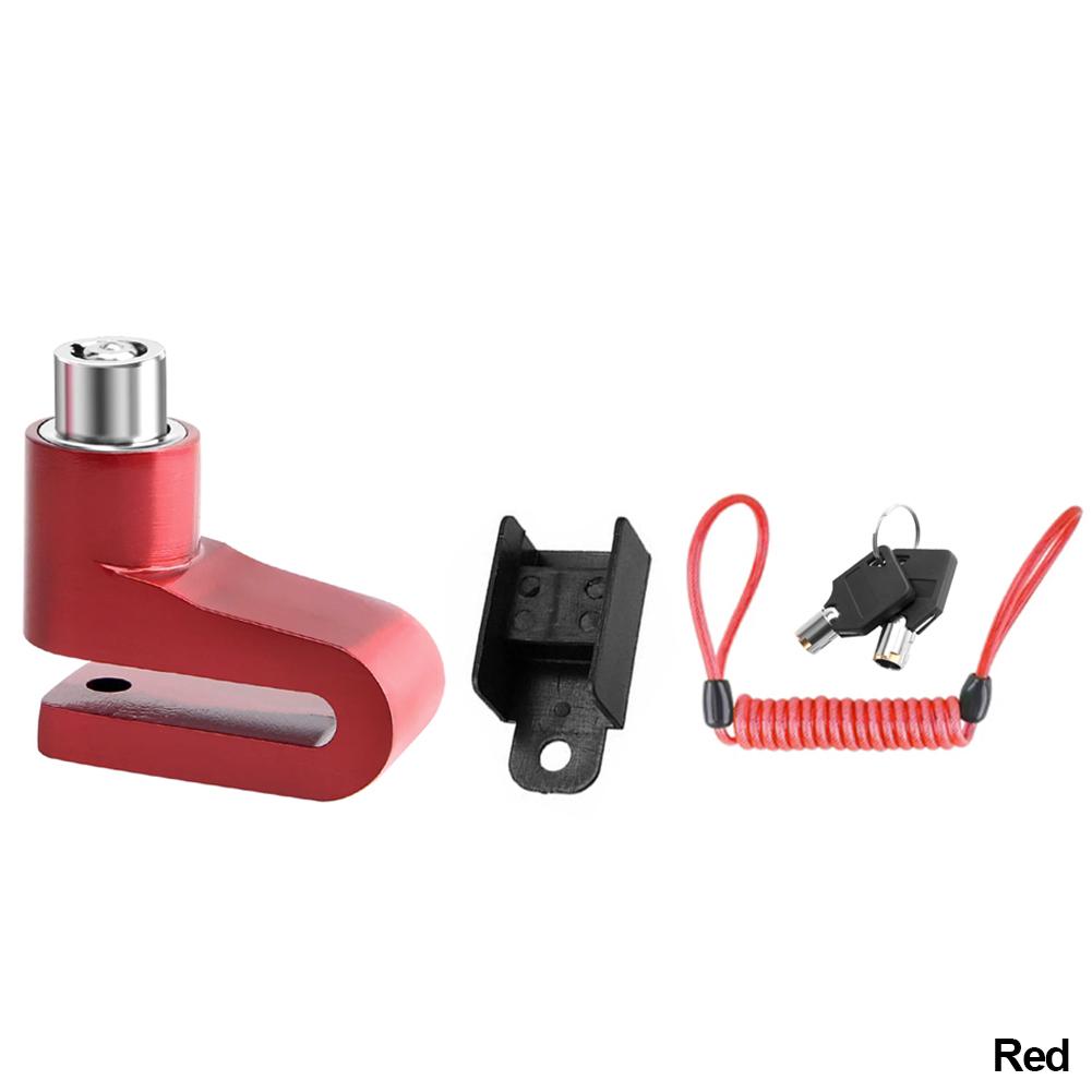 Anti-theft Lock Electric Scooter Disc Brake Lock with Steel Wire Bicycle Mountain Bike Motorcycle Disc Lock Safety Theft