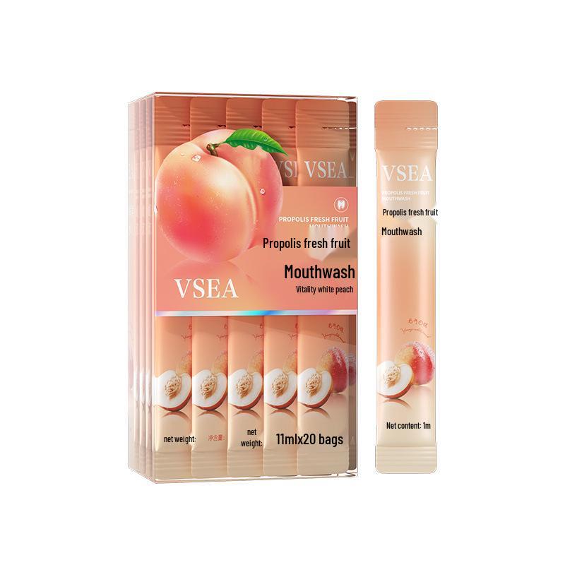 VSEA Мятный ополаскиватель для рта: Освежает дыхание, Отбеливает зубы, Удаление зубного налета, Одноразовый. Любимчик TikTok!