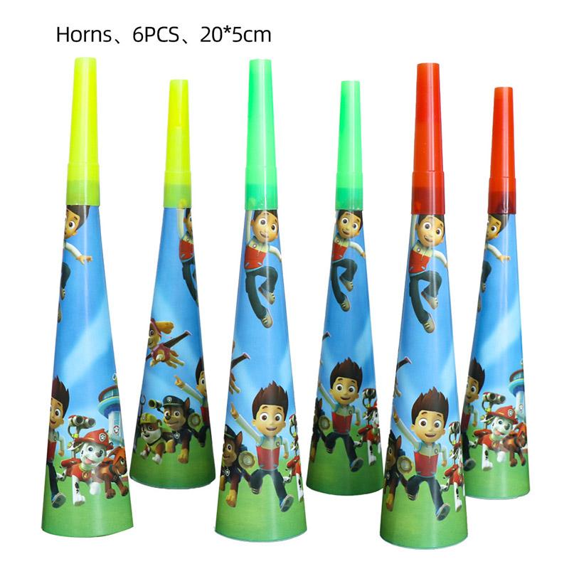 PAW Patrol Birthday Party Decoration New Version Balloon Set Disposable Tableware Kid Event Supplies Banner Backdrop Gift