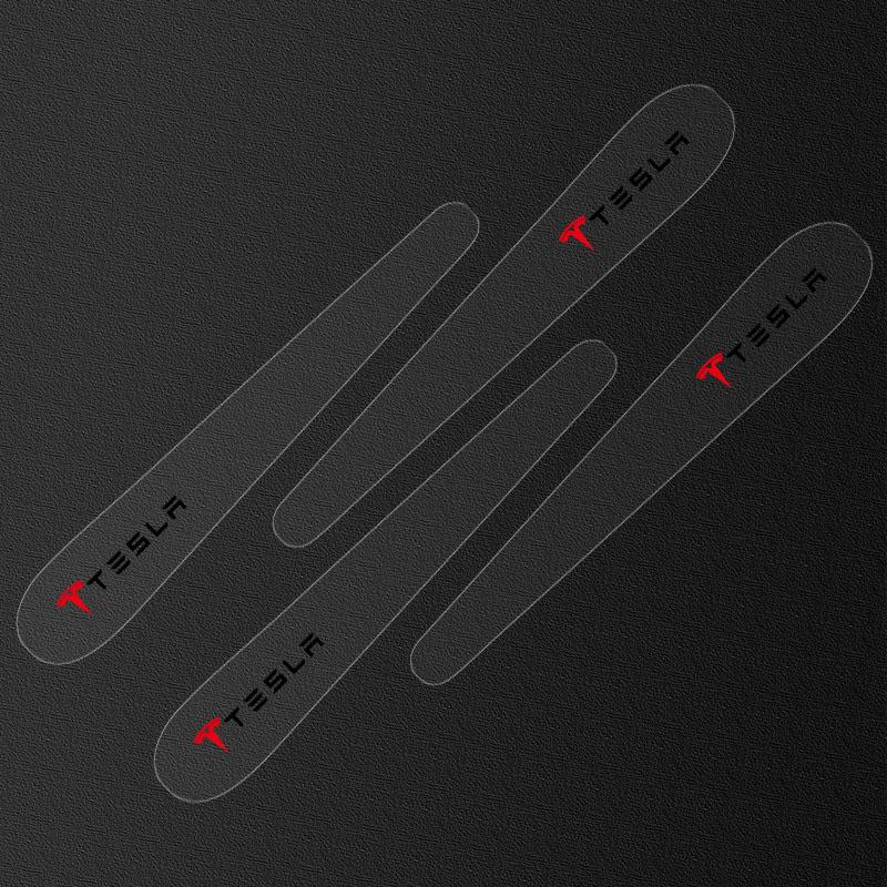 8 шт. Прозрачная защитная наклейка на чашу ручки двери автомобиля от царапин для Tesla Model 3 S X Y Style Roadster Invader Coil Mod WYE K80