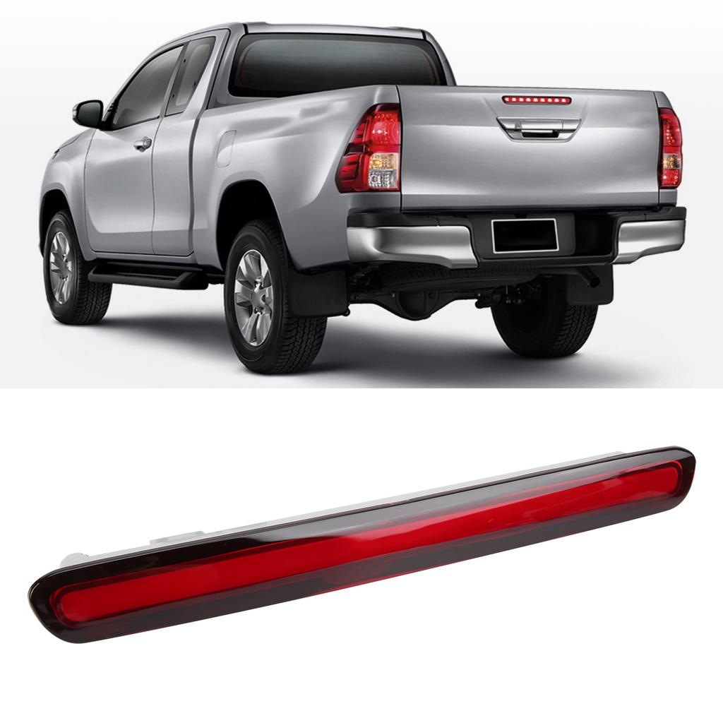 Высокий уровень 3-й стоп-сигнал Яркий красный свет 81570-0K100 Замена для Hilux REVO 2015-2017 Красный рассеиватель