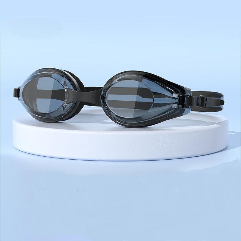 Очки для плавания с высоким разрешением, водонепроницаемые, противотуманные, для защиты глаз, для взрослых, регулируемые очки для плавания, очки, снаряжение для плавания