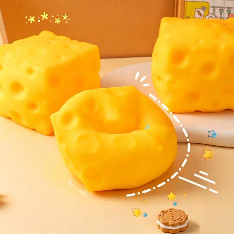Новая гигантская сырная игрушка-сквиш Extra Large Size Сырный сквиш Фиджет-игрушки Медленно восстанавливающая форму Формируемая антистрессовая игрушка-шарик Для взрослых Подарки