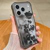 Креативный чехол для телефона с цветочным узором, прозрачный, для iPhone 17 16 15 14 13 Pro Max 17 Pro Air 17e 16e 11, противоударный, мягкий, с кармашком для карт