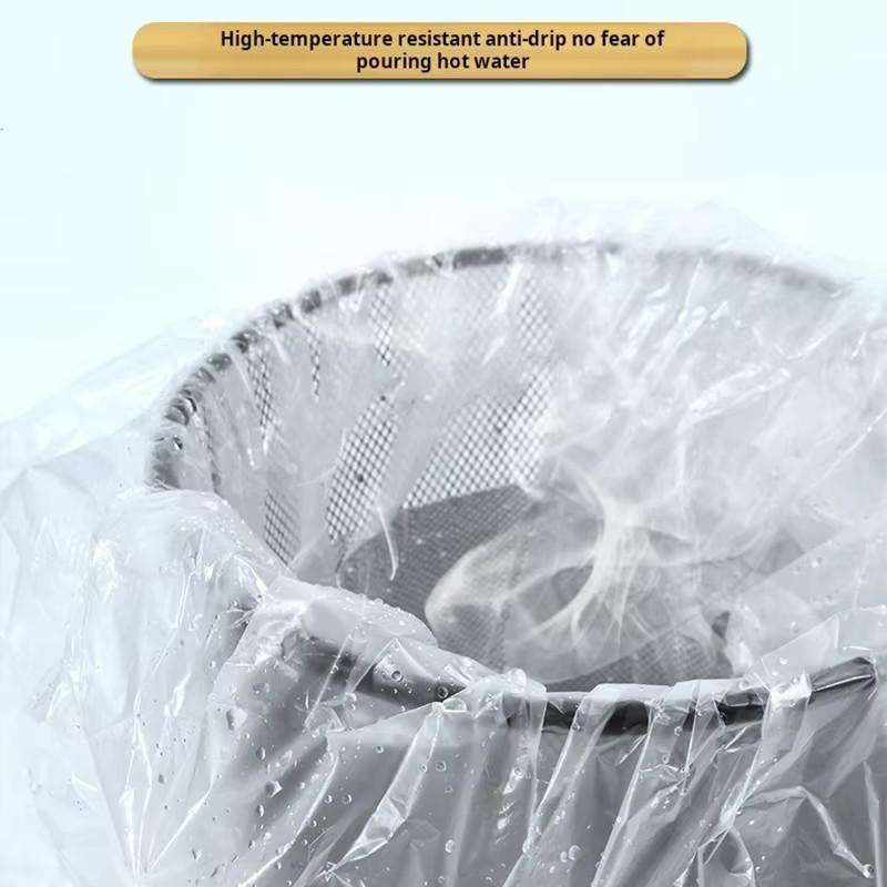 Мусорные мешки Большой вместительный мусорный мешок Одноразовые утолщенные мешки для хранения Прозрачные мешки для мусора Пластиковые мешки для мусора