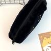 Black Cat Pen Bag Plush Pen Box High Quality Stationery Bag  School Office