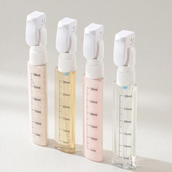 1/2 Набора 120 мл 4-в-1 Дорожная Бутылка Герметичная Многоразовый Диспенсер для Лосьона, Кондиционера, Крема, Шампуня Портативный Многоразовый Пустой Контейнер для Туалетных Принадлежностей