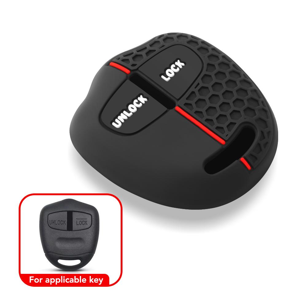 Силиконовый чехол для автомобильного ключа, защитный держатель, подходит для MITSUBISHI Triton Pajero Outlander ASX Lancer MIT8 Lama 2008-2012