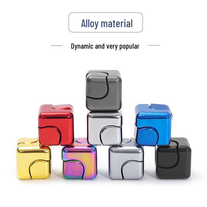 Семицветный металлический волчок: Потрясающий EDC Фиджет-спиннер Слепой бокс