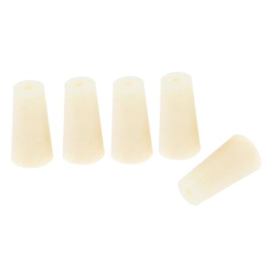 5Pcs Silicone Laboratory Chemistry Rubber Seal Flask Tapered Plugs Stoppers