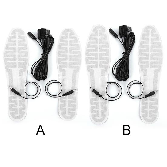 Электрогреющие стельки с USB-подогревом для обуви, коврики для зимней охоты, катания на лыжах, рыбалки и других видов спорта, нагревательная пленка для обуви.