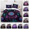 3D Color Dreamcatcher Bedding Set Indian Duvet Cover 2/3 Girls' Room AU180 * 210 Home Soft and Easy To Clean Zippered Home Suit
