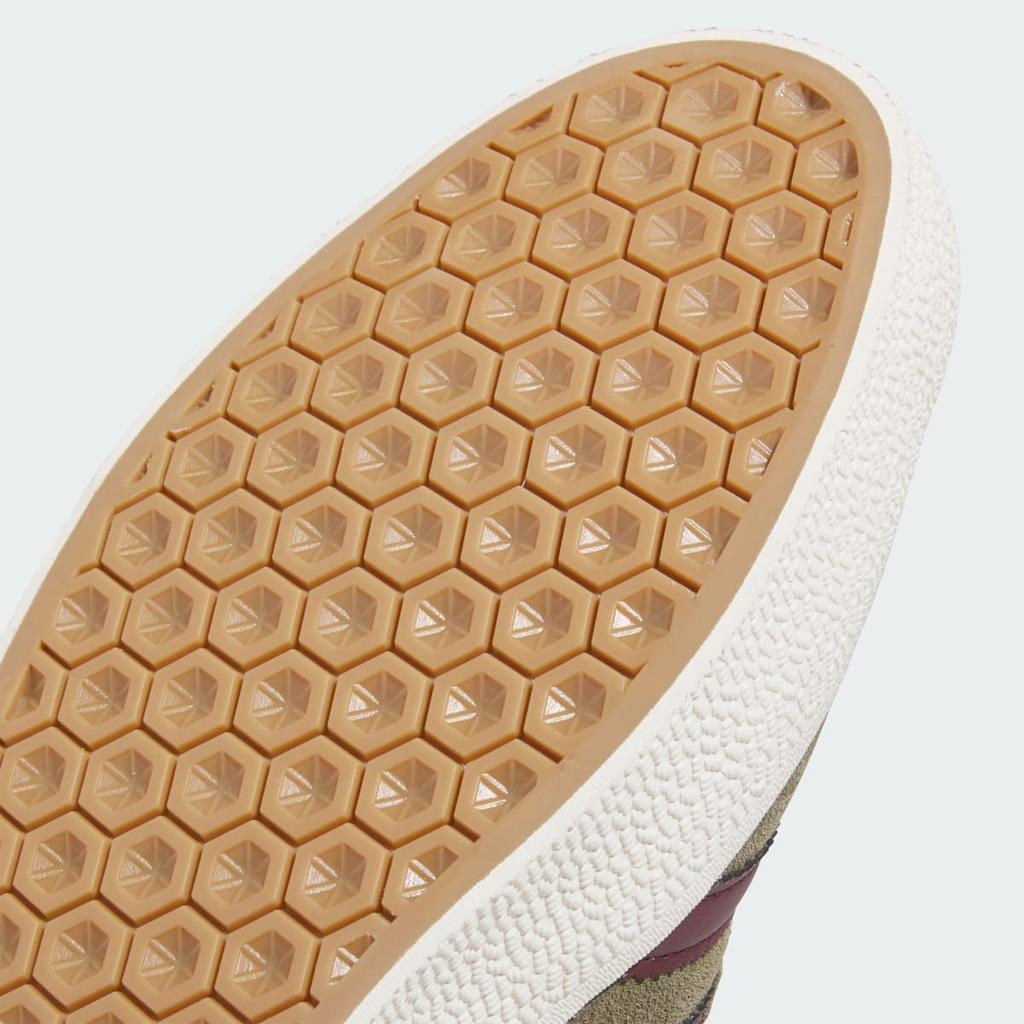 adidas GAZELLE ADV KI3205 Unisex Originals Sneakers Olive Strata / Maroon / Chalk White