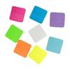 Клейкая заметка из ПЭТ-пленки флуоресцентного цвета, 20 листов/блок, маленькие клейкие записные книжки, стикеры для организации в школе и офисе