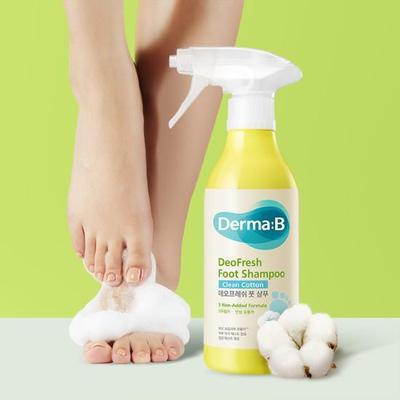 Dermavi Deo Fresh Шампунь для ног Чистый хлопок 400 мл