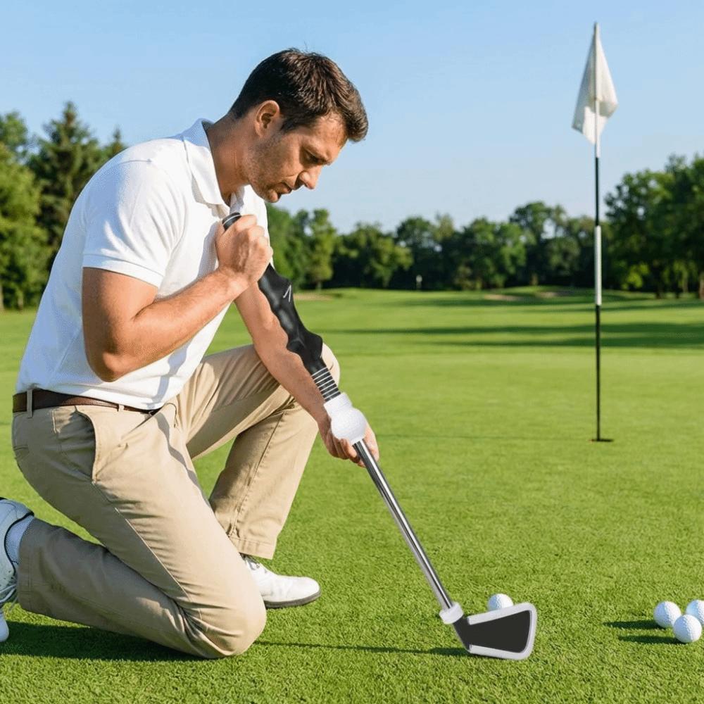Practice Stick Golf Swing Trainer Sturdy Construction Swing Training Aid Strength Practice