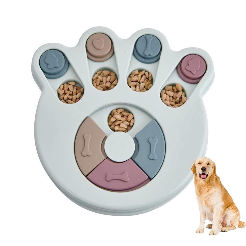 Прочные игрушки-пазлы для собак, веселое кормление, повышение IQ, миска для медленного кормления питомца, нескользящая, защита от удушья, интерактивная кормушка для питомцев, для маленьких и средних собак