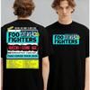 Рекламный Постер Foo Fighters для _Take Civer Tour 2026_ - Двусторонний, Унисекс Футболка для Мужчин и Женщин Хип-хоп Уличная Одежда Оверсайз Футболка