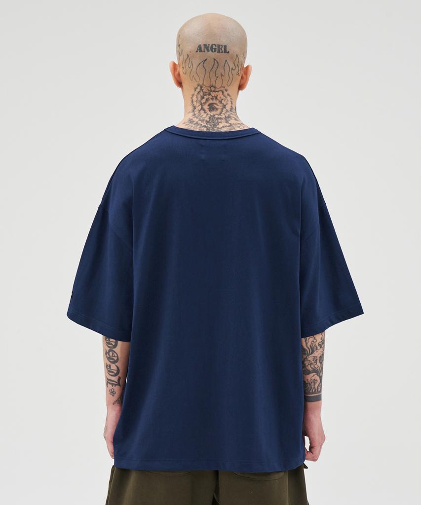 AJOBYAJO Diamond Logo T-Shirt [Navy]