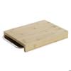 Разделочная доска - DKD Home Decor - Бамбук и нержавеющая сталь - 28x21,5 см - Элегантность - Шик