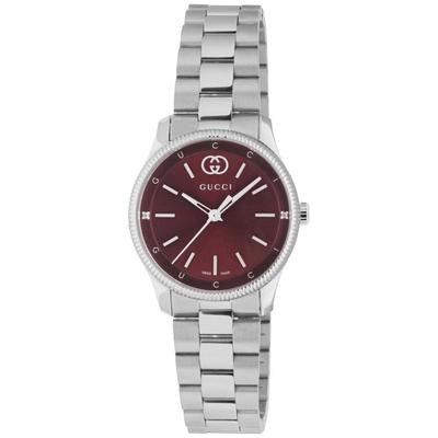 YA1265069 Женские часы G-Timeless с красным циферблатом