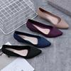 Pointed Shallow Wedges Pumps Women Shoes 2025 Spring Autumn Shoes Women Elegant Casual Work Low Heel Slip Casual Ladies Shoes889