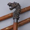 Handmade Dragon Walking Cane for Men and Women, Antique Finish Fashionable Walking Stick Unique Wood Cane for Seniors, Gift for Gentlemen