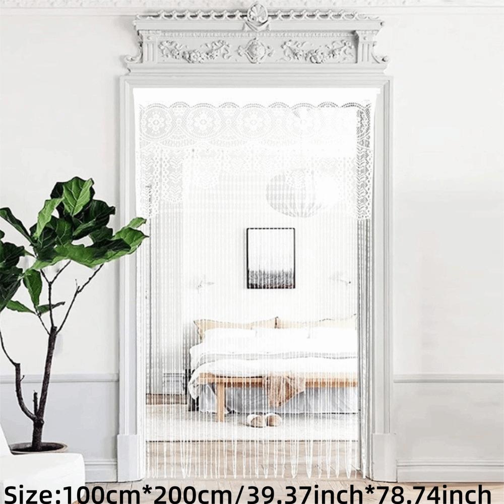 String Door String Curtain Jacquard Wall Closet Curtain Boho Door Drapes Curtain Decorations