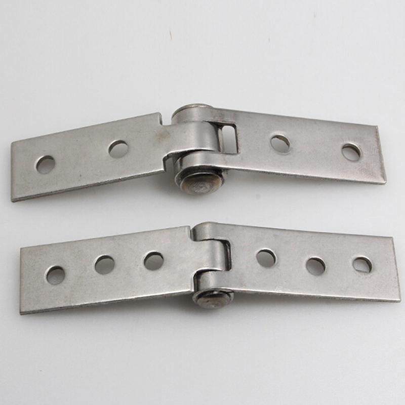 4/6 Hole Hinges Stainless Steel Frameless Balcony Glass Folding Window Hinge For Household Living Room Windows Accessories