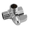 3?Way Brass Chrome Diverter G1/2" T Shape Adapter Valve for Shower Arm Mounted