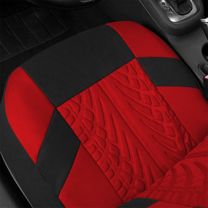 AUTOYOUTH Чехлы на автомобильные сиденья из 2 предметов в виде серых шин для INSIGNIA A (G09) Для ПОЛО (6Р1, 6С1)