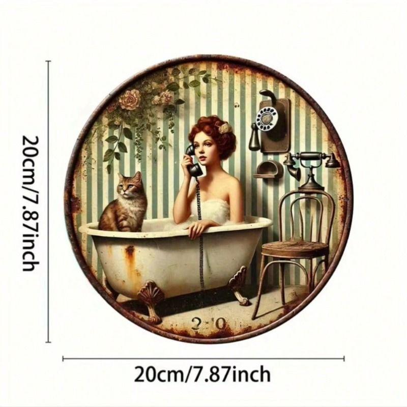 Металлическая настенная табличка Декор для дома 20x20 см