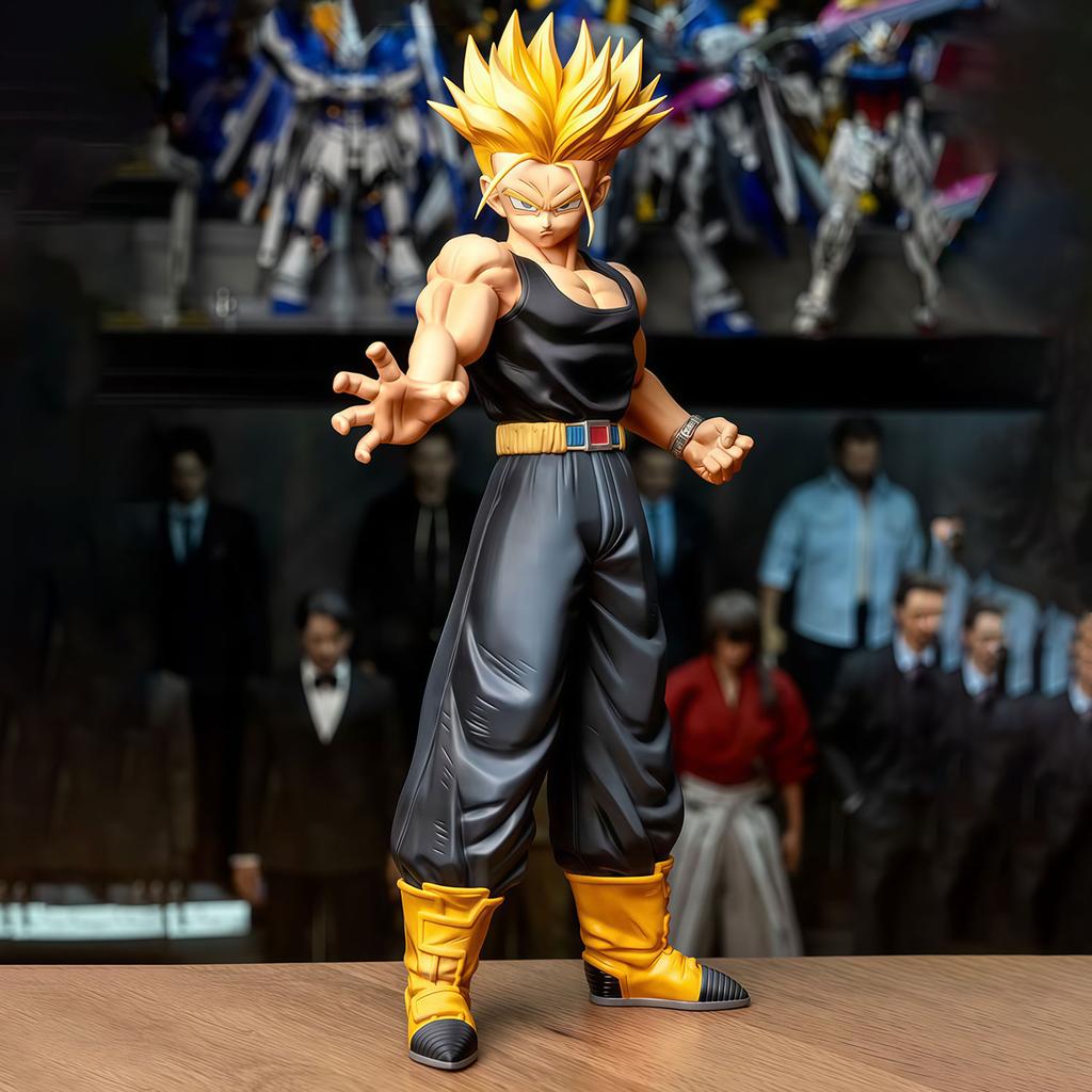 30 см Фигурка Транкса из Dragon Ball Супер Сайян Транкс Аниме Фигурки Статуя Коллекция Декор для стола Модели Детские Подарки на День Рождения Игрушки