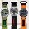 Для Casio Восьмиугольные Hachioji 5611 GM2100/GBM-2100 серии холщово-нейлоновый ремешок для часов альпинистский мужской браслет аксессуары