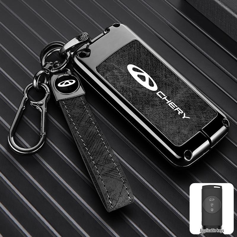 Чехлы-брелоки из цинкового сплава для Chery, Tiggo 8, 7 Plus - Полное покрытие, 5-кратная защита от падений