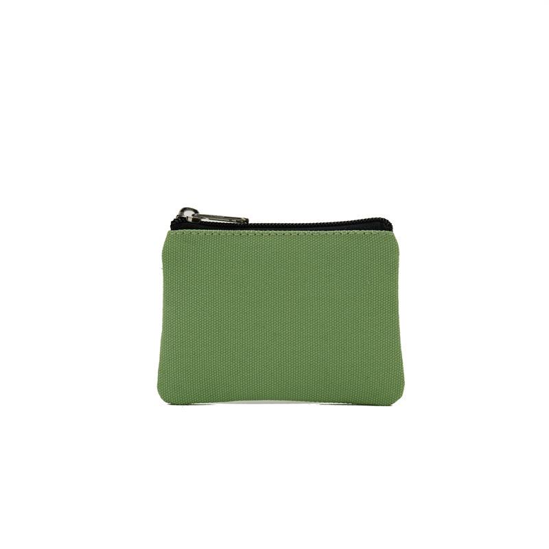 Унисекс холщовый кошелек для монет и визитница 2025