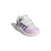 Adidas Neo Run 70S Slip Resistant Abrasion Resistant Low top Toddler Shoes White Pink Infant And Toddler ID1155